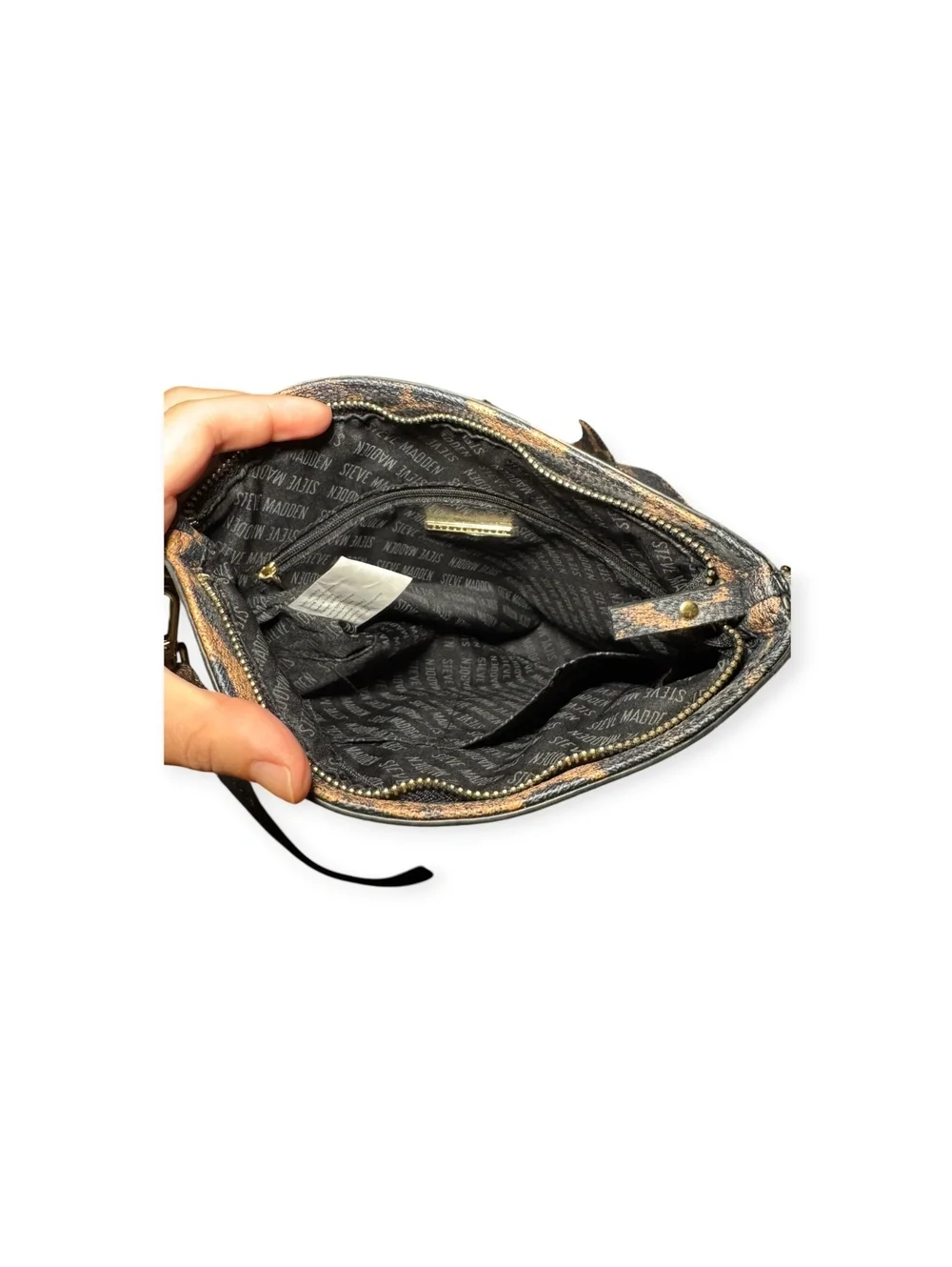 Steve Madden Pleather PU Cross Body Medium Small Bag Purse Adjustable Strap NWOT